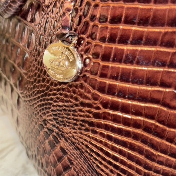 Brahmin Large Duxbury Chestnut Melbourne Leather Bag NWOT RARE RETIRED - Picture 6 of 8